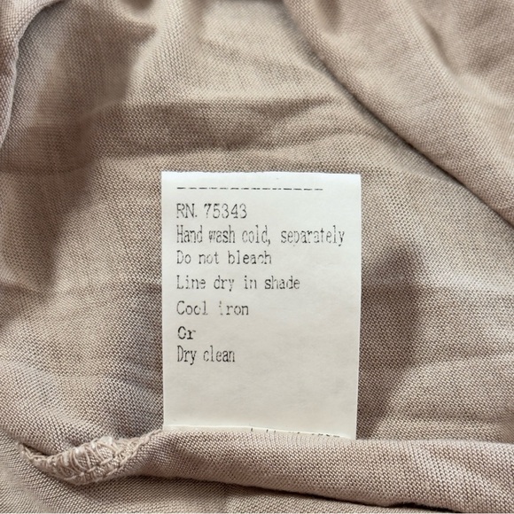 Tendenze 100% Silk Beige Blue Floral‎ Kimono Asymmetrical Flowy Blouse Italy - Picture 7 of 9